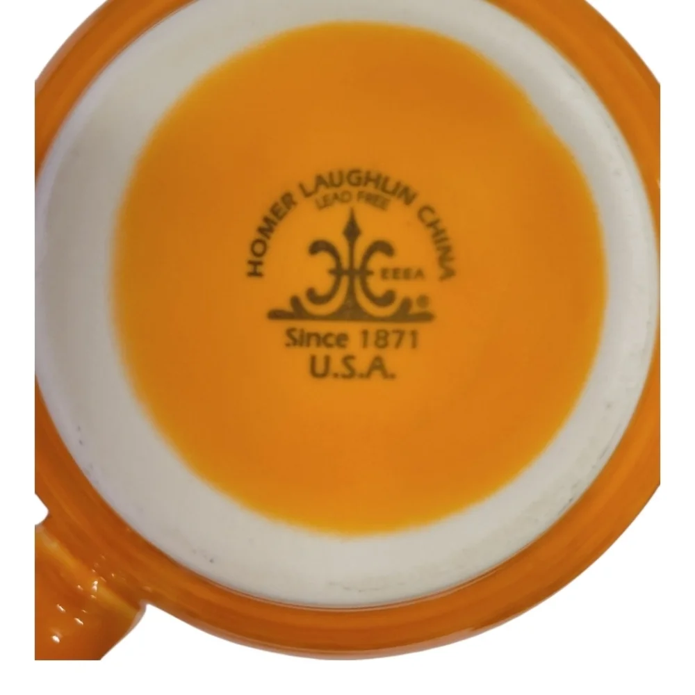Fiesta JUMBO MUG/Jumbo Saucer Set TANGERINE